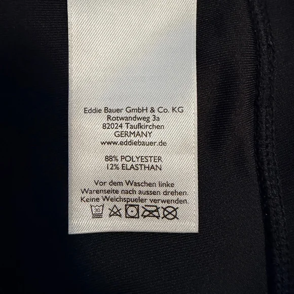 Eddie Bauer Black Performance Leggings – Women's XS (b1) - Picture 6 of 9